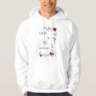 Lugn är min superkraft | Självförtroende & Tillit Hoodie