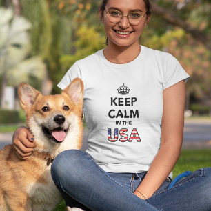 Lugn av behålla i USA T Shirt