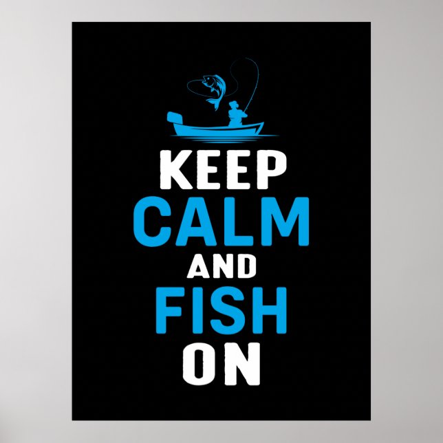 Lugn av Behålla och fisk på Fisher Gift-fisk Poster (Framsidan)