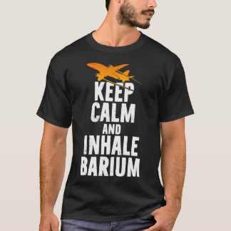 Lugn av behålla och inhalation av Barium Chemtrail T Shirt