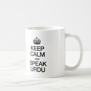 LUGN AV behålla OCH TACK URDU Kaffemugg