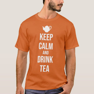 Lugn av Gift Behålla och Drink Tea T Shirt