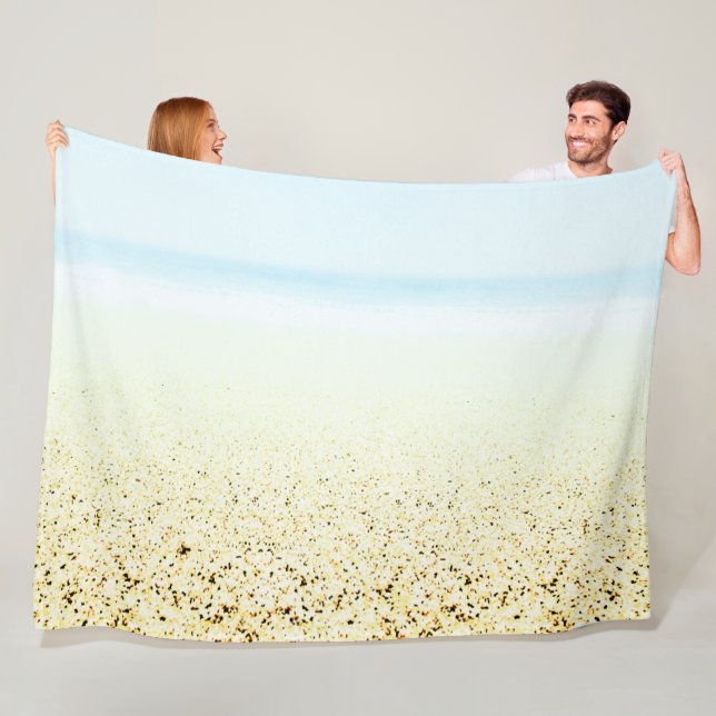 Lugn av land och hav fleecefilt (På plats)