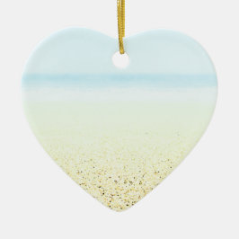 Lugn av land och hav julgransprydnad keramik