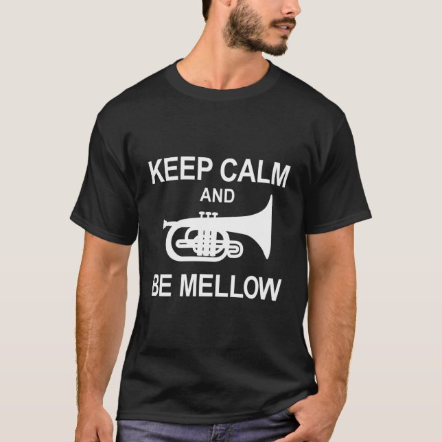Lugn av mellofon- Behålla och tryck på pipett F T Shirt (Framsida)