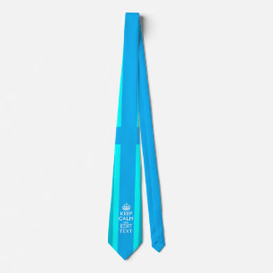Lugn av Peacock Aqua-Behållan och din textunion Slips