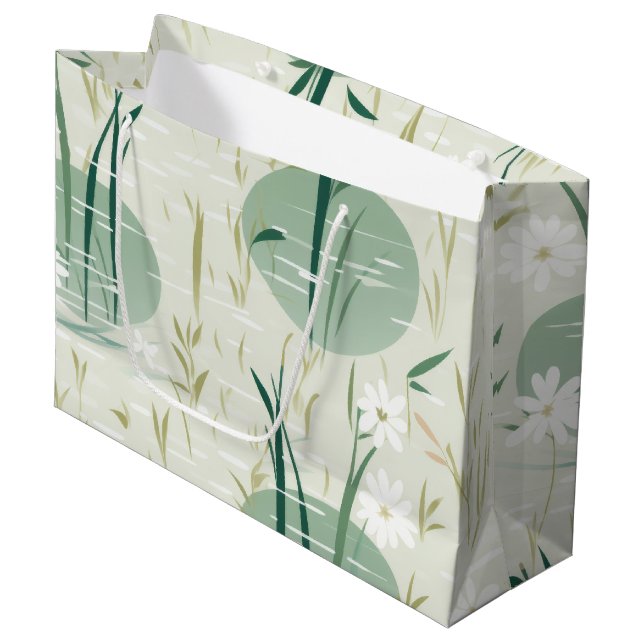 Lugn Bambu Blomning Asiatisk  (10) (Framsidan Vinklad)