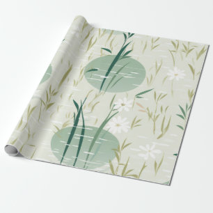 Lugn Bambu Blomning Asiatisk  (10) Presentpapper