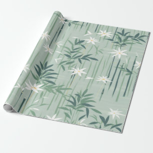 Lugn Bambu Blomning Asiatisk  (4) Presentpapper