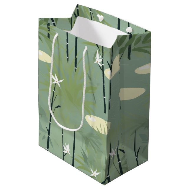 Lugn Bambu Blomning Asiatisk  (5) (Framsidan Vinklad)