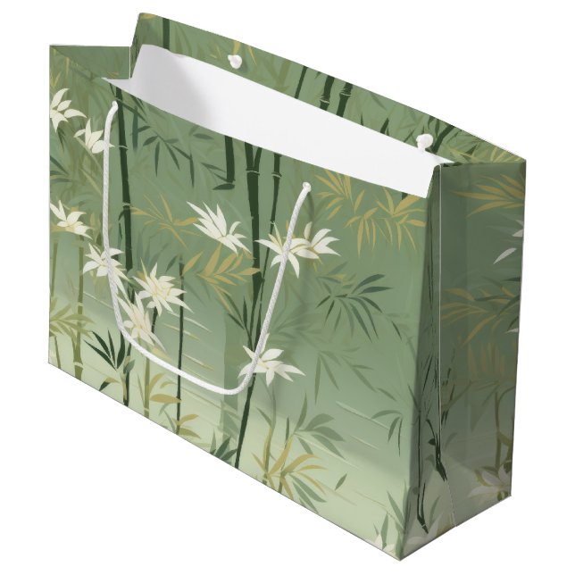 Lugn Bambu Blomning Asiatisk  (6) (Framsidan Vinklad)