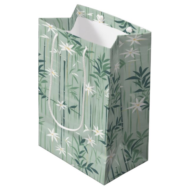 Lugn Bambu Blomning Asiatisk  (7) (Framsidan Vinklad)