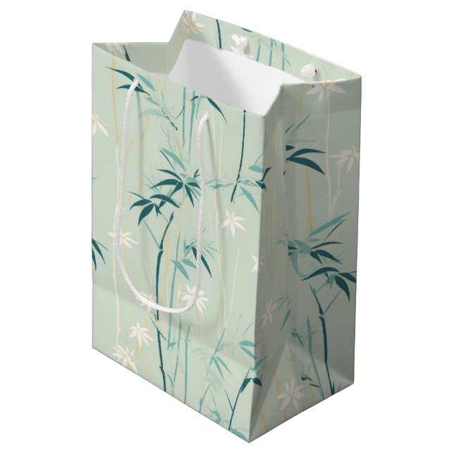 Lugn Bambu Blomning Asiatisk  (8) (Framsidan Vinklad)