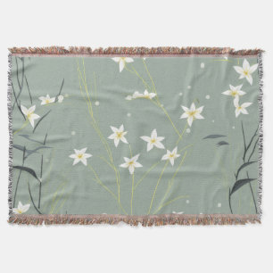 Lugn Bambu Blomning Asiatisk  (8) Filt