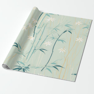 Lugn Bambu Blomning Asiatisk (9) Presentpapper