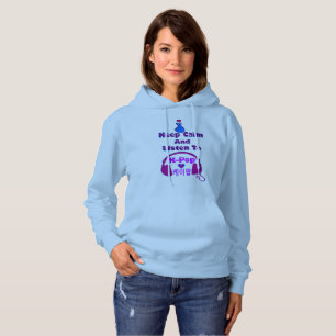 ♪ Lugn ♥ Behålla och lyssna på KPop Classic Hoodie T Shirt