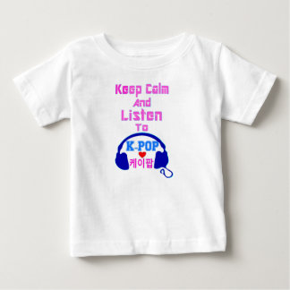 ♪ Lugn ♥ Behålla och lyssna på KPop Småbarn Ruffle Tee Shirt