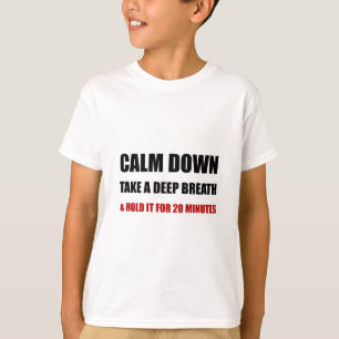 Lugn besegrar djup andedräkt t-shirt