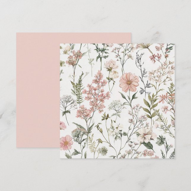 Lugn blomsterprakt (Fram/baksida)