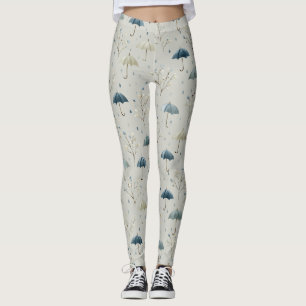 Lugn blomsterträdgård Floral mönster (11) Leggings