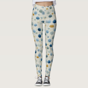 Lugn blomsterträdgård Floral Mönster (2) Leggings