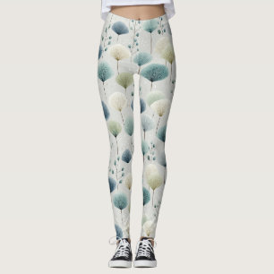 Lugn blomsterträdgård Floral mönster (5) Leggings