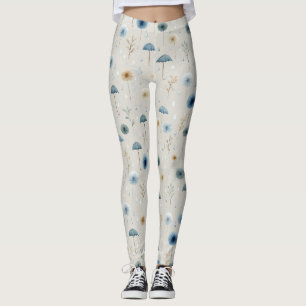 Lugn blomsterträdgård Floral mönster (8) Leggings