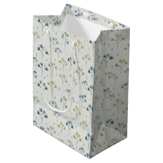 Lugn blomsterträdgård Floral mönster (9) (Framsidan Vinklad)