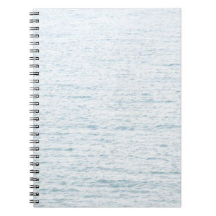 Lugn Blue Sea Anteckningsbok Med Spiral