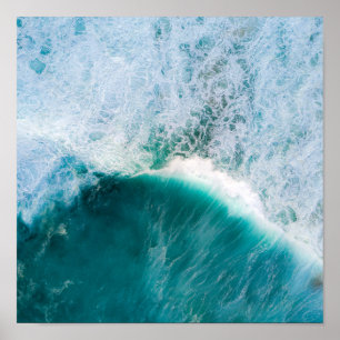Lugn Blue Vinkar Ocean Photography Poster