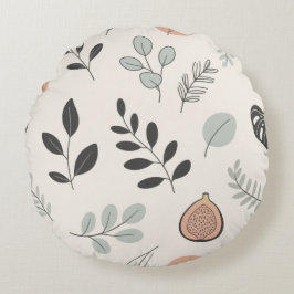 Lugn Botanica - Line Art Löv Dekorativ kudde