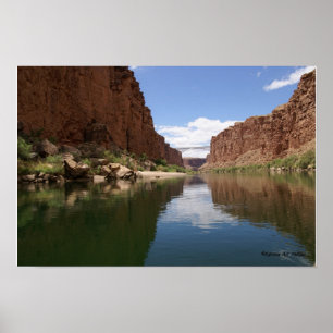 Lugn Colorado River nära Navajo Bridges Poster