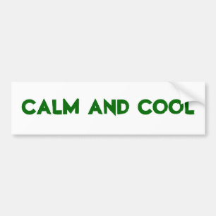 Lugn Cool Citat Bildekal
