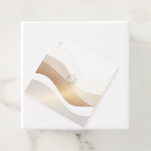 Lugn Desert Vinkarare med Fennec Essence | Minimal Gåvor Etiketter (På plats)