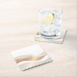 Lugn Desert Vinkarare med Fennec Essence | Minimal Underlägg Papper
