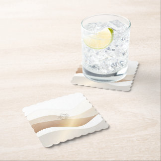 Lugn Desert Vinkarare med Fennec Essence | Minimal Underlägg Papper