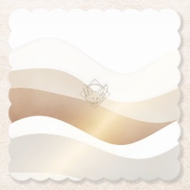 Lugn Desert Vinkarare med Fennec Essence | Minimal Underlägg Papper