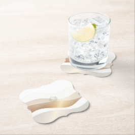 Lugn Desert Vinkarare med Fennec Essence | Minimal Underlägg Papper