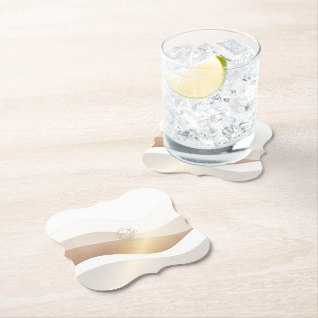 Lugn Desert Vinkarare med Fennec Essence | Minimal Underlägg Papper (Insitu)