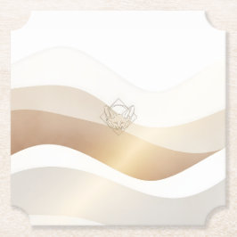 Lugn Desert Vinkarare med Fennec Essence | Minimal Underlägg Papper