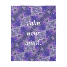Lugn din mind Fleece Blanket