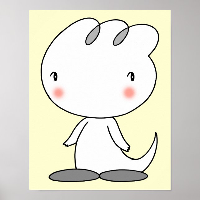 Lugn dinosaur-karaktär. poster (Framsidan)
