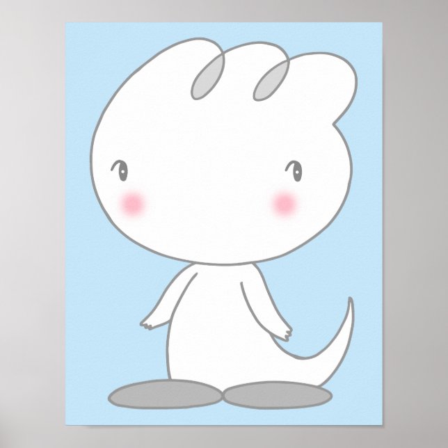 Lugn dinosaur-karaktär. poster (Framsidan)