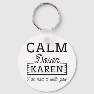 Lugn Down Karen Nyckelring