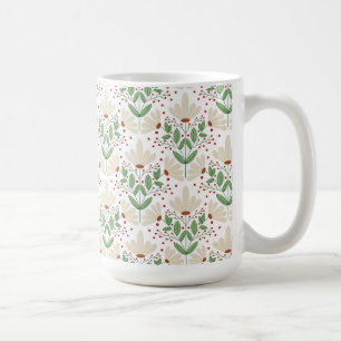 Lugn drömmarmossa om prästkrage kaffemugg