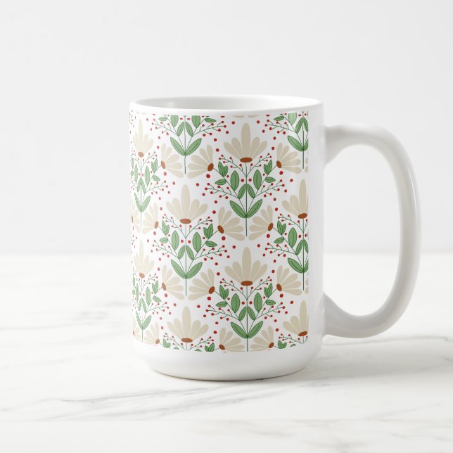 Lugn drömmarmossa om prästkrage kaffemugg (Höger)