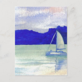 Lugn Easy Sailing CricketDiane Ocean Art Vykort