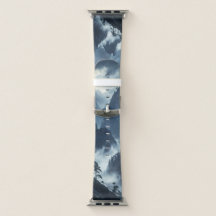 Lugn fjällandskap Apple Watch-band