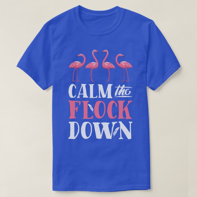 Lugn Flock Down Flamingo for Women Girls Kids T Shirt (Design framsida)