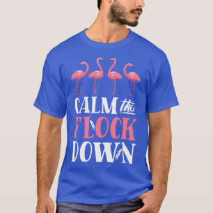 Lugn Flock Down Flamingo for Women Girls Kids T Shirt